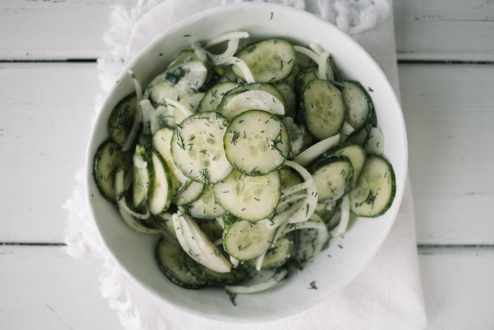 Perfect Potluck Cucumber Salad-image
