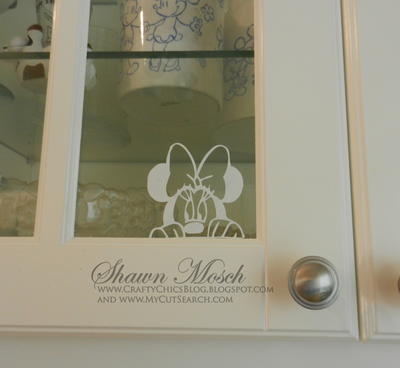 Minnie and Mickey Mouse Window Decals