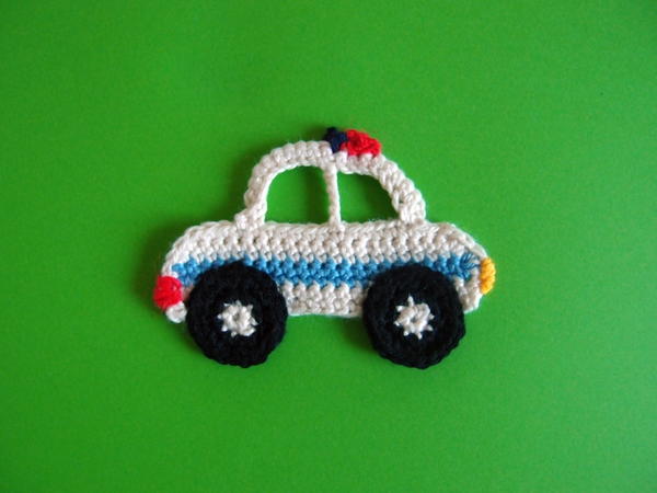 Police Car Applique