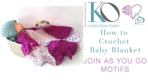 Be So Sporty Crochet Motif Baby Blanket