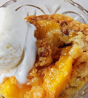 Peachy Keen Dump Cake