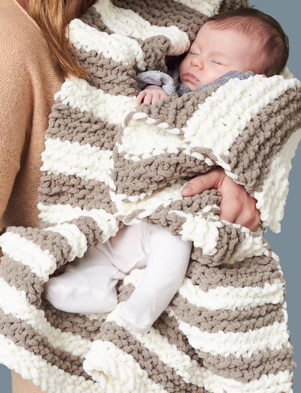 15 Baby Blanket (Super Bulky Yarn) Knit Patterns