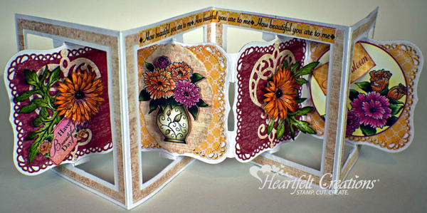 Beautiful Blooms Accordion Fold Card