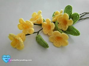 Crochet 3D Flower Bouquet 