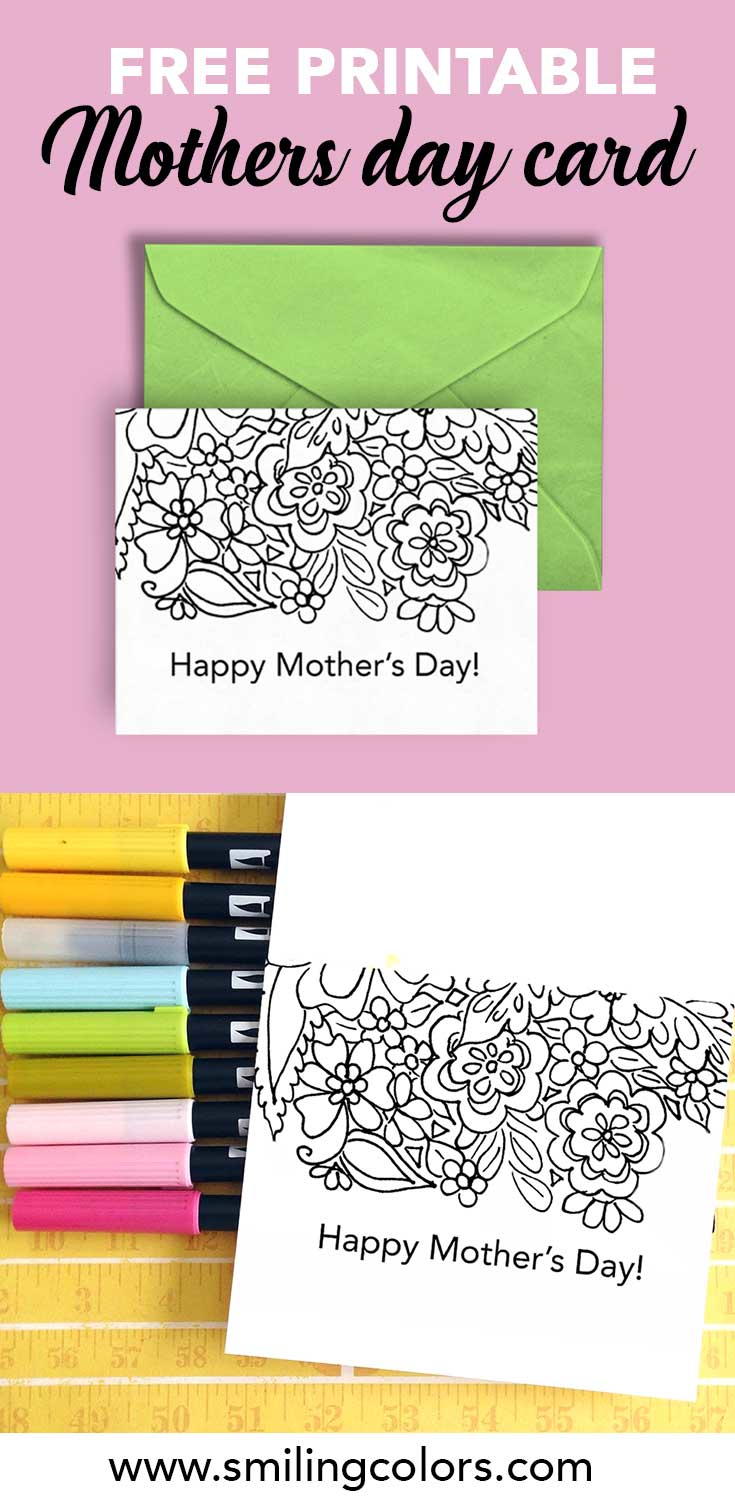 Free Printable Mother's Day Card | FaveCrafts.com