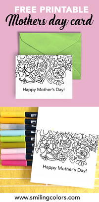 Free Printable Mother's Day Card | FaveCrafts.com