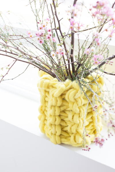 Arm Knit Vase