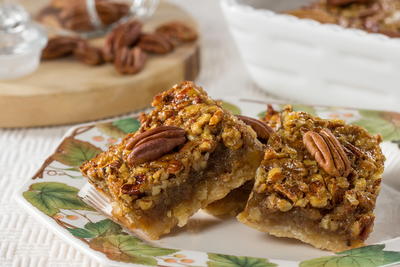 Ooey-Gooey Pecan Squares