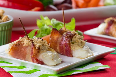 Bacon-Wrapped Fish Bundles