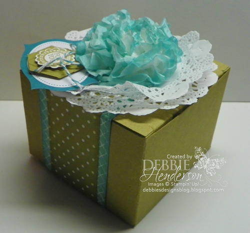 Creped Filter Paper Gift Topper