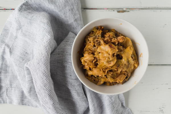 Stove Top Cabbage Bake