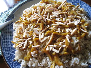 Persian Orange Peel Rice