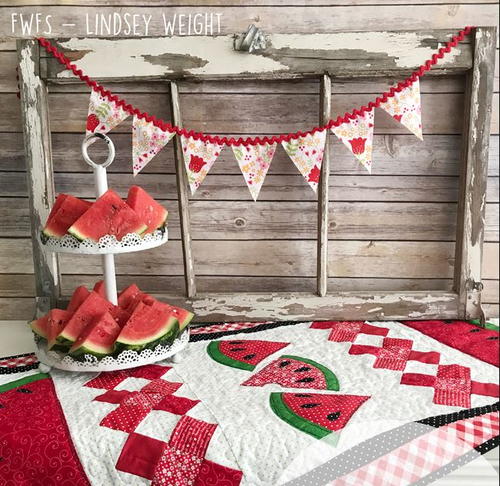 Watermelon Whimsy Table Runner Pattern