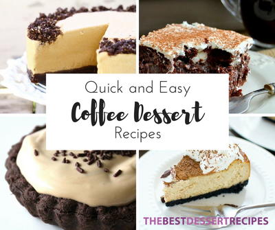 18 Easy Coffee Dessert Recipes