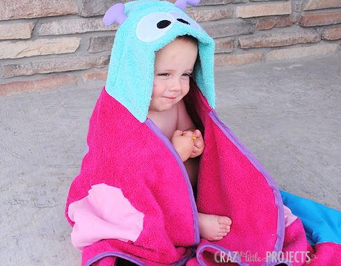 Butterfly Hooded Towel Tutorial