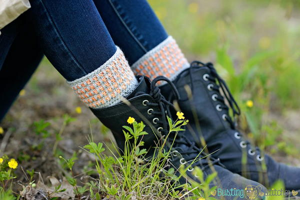 Grey Boot Cuffs