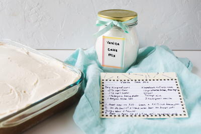 Homemade Vanilla Cake Mix Recipe