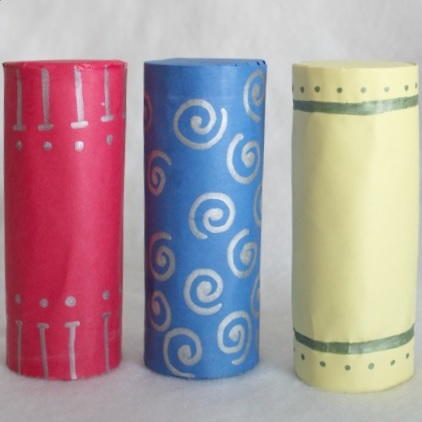 Toilet Paper Roll Shaker Set