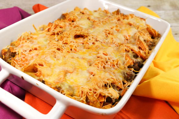 Doritos Casserole with Ground Beef