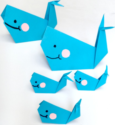 Easy Origami Whale for Beginners