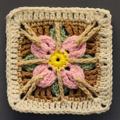 Out in the Garden Granny Square