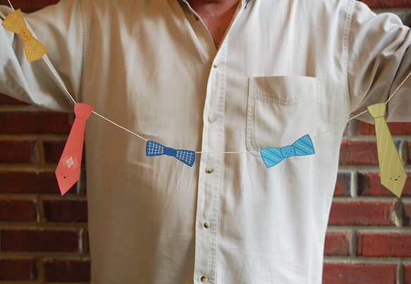 Simply Bow-Tie-Ful Fathers Day Banner