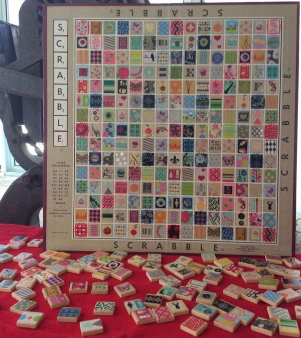 Turn Your Old Scrabble Board Into Art (Doubles as a Game!)