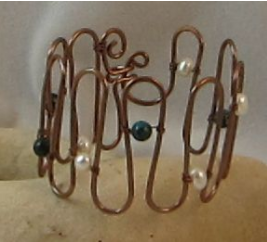 DIY Wire Wave Bracelet