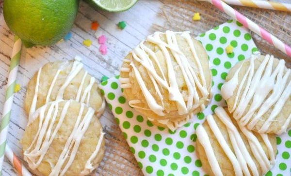 Margarita Cookies with Lime Essential Oil