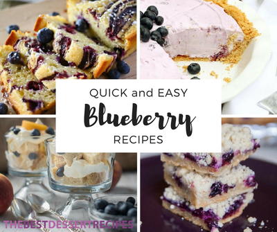 26 Blueberry Dessert Recipes Youll Love