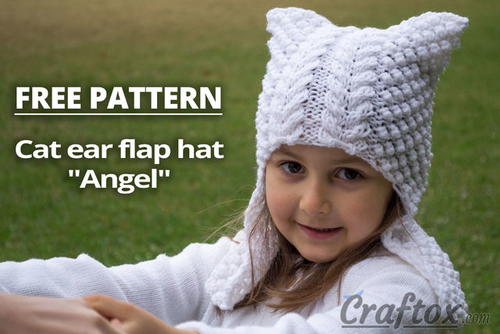 Cat Ear Hat "Angel"