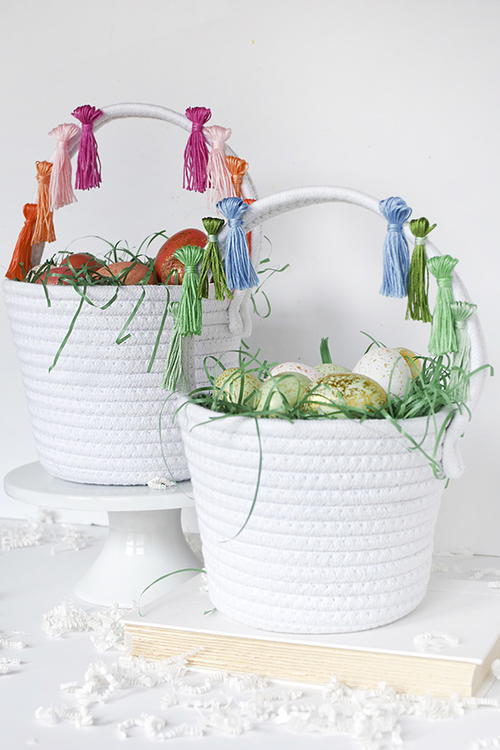 DIY Tassel Easter Basket