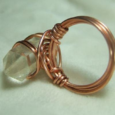 Wire Wrapped DIY Statement Ring 