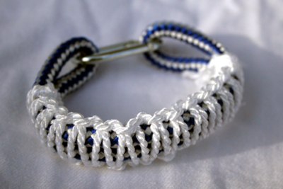 Designer DIY Square Knot Bracelet