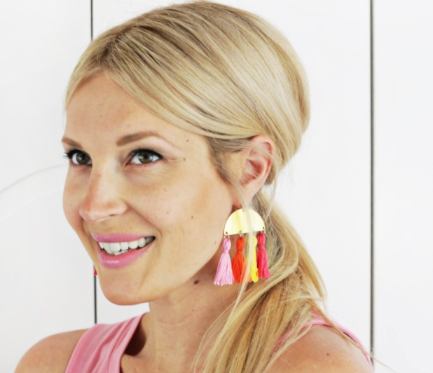 Summer DIY Tassel Earrings