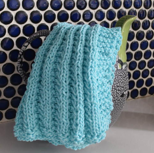 Zipper Rib Stitch Dishcloth