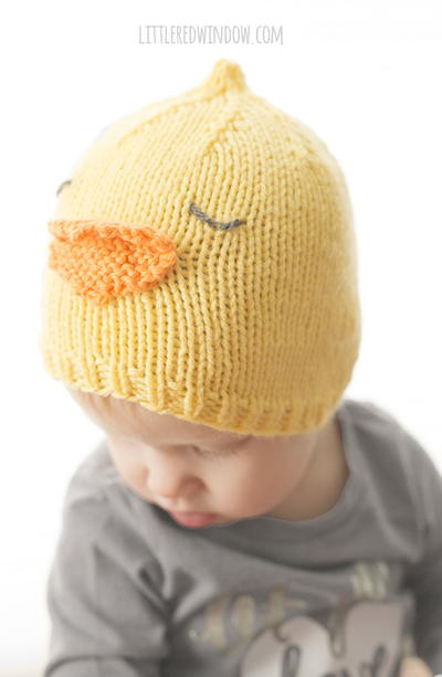 Little Chick Hat Knitting Pattern