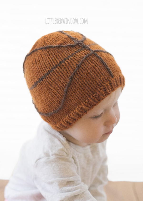 Basketball Hat Knitting Pattern