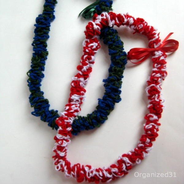 Crocheted Graduation Leis