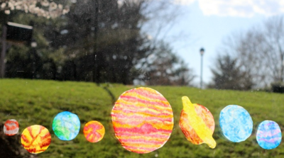 Extraterrestrial Coffee Filter Planet Suncatchers