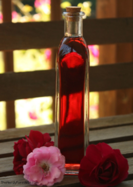 Witch Hazel Infused with Rose Petals