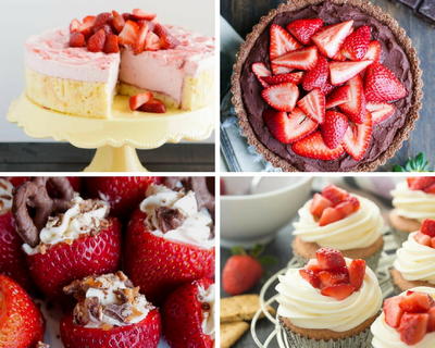 20 Easy Strawberry Dessert Recipes + Our Homemade Strawberry Shortcake Recipe
