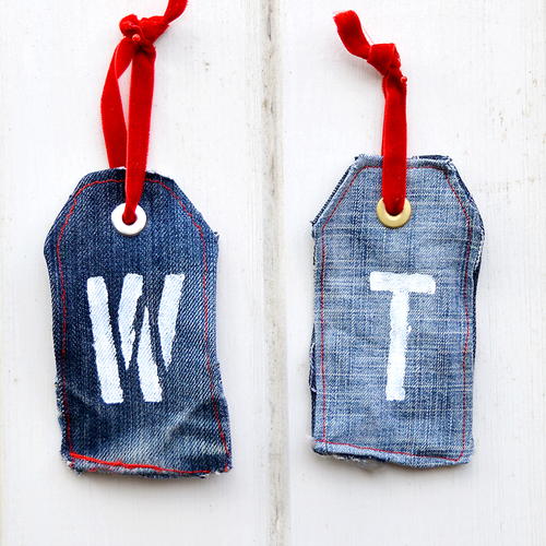 Upcycled Denim Gift Tags