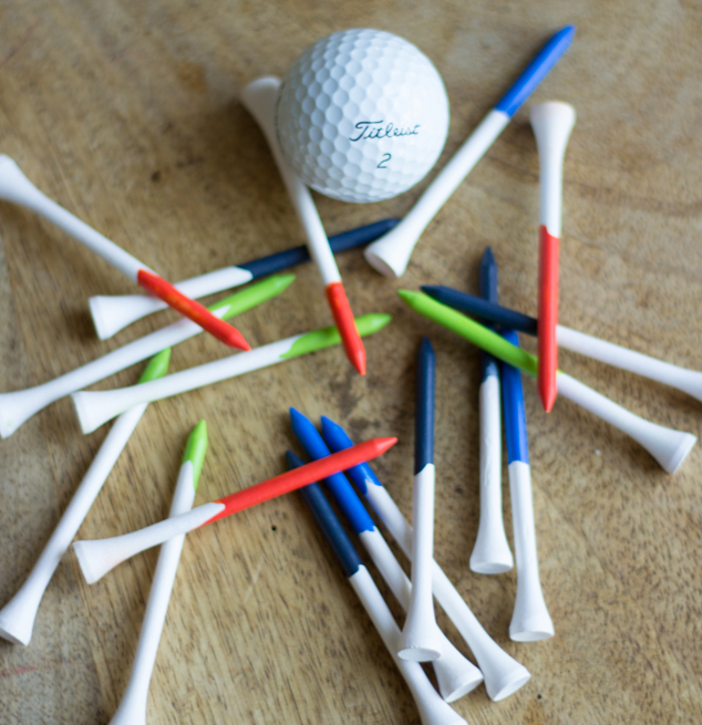 DIY Painted Golf Tees