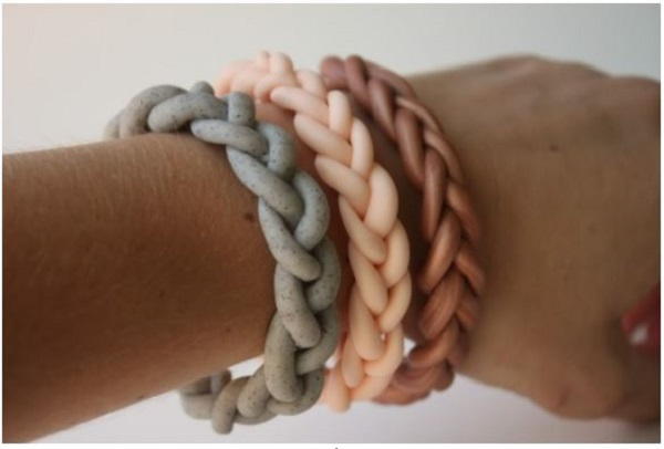 Braided Clay Bangles