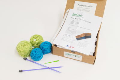 Knit Your Own Adventure Scarf Kit