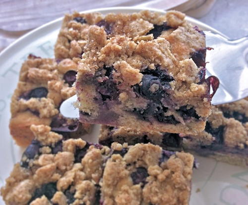 Whole-Wheat Blueberry Buckle