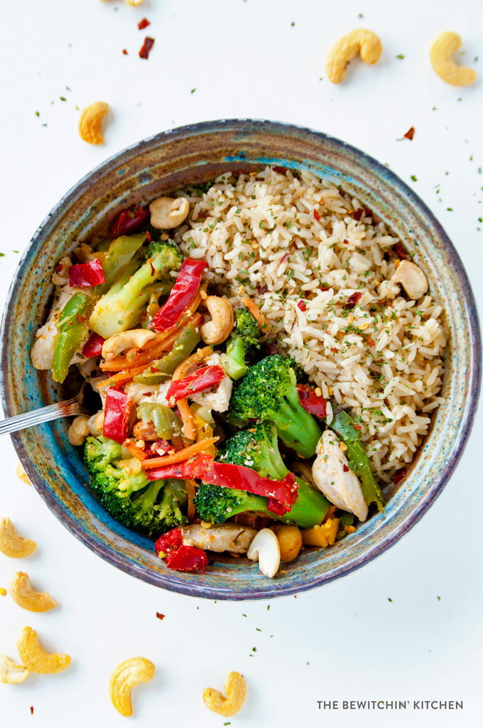 Healthy Chicken And Brown Rice Stir Fry Healthy Chicken Stir Fry | FaveSouthernRecipes.com