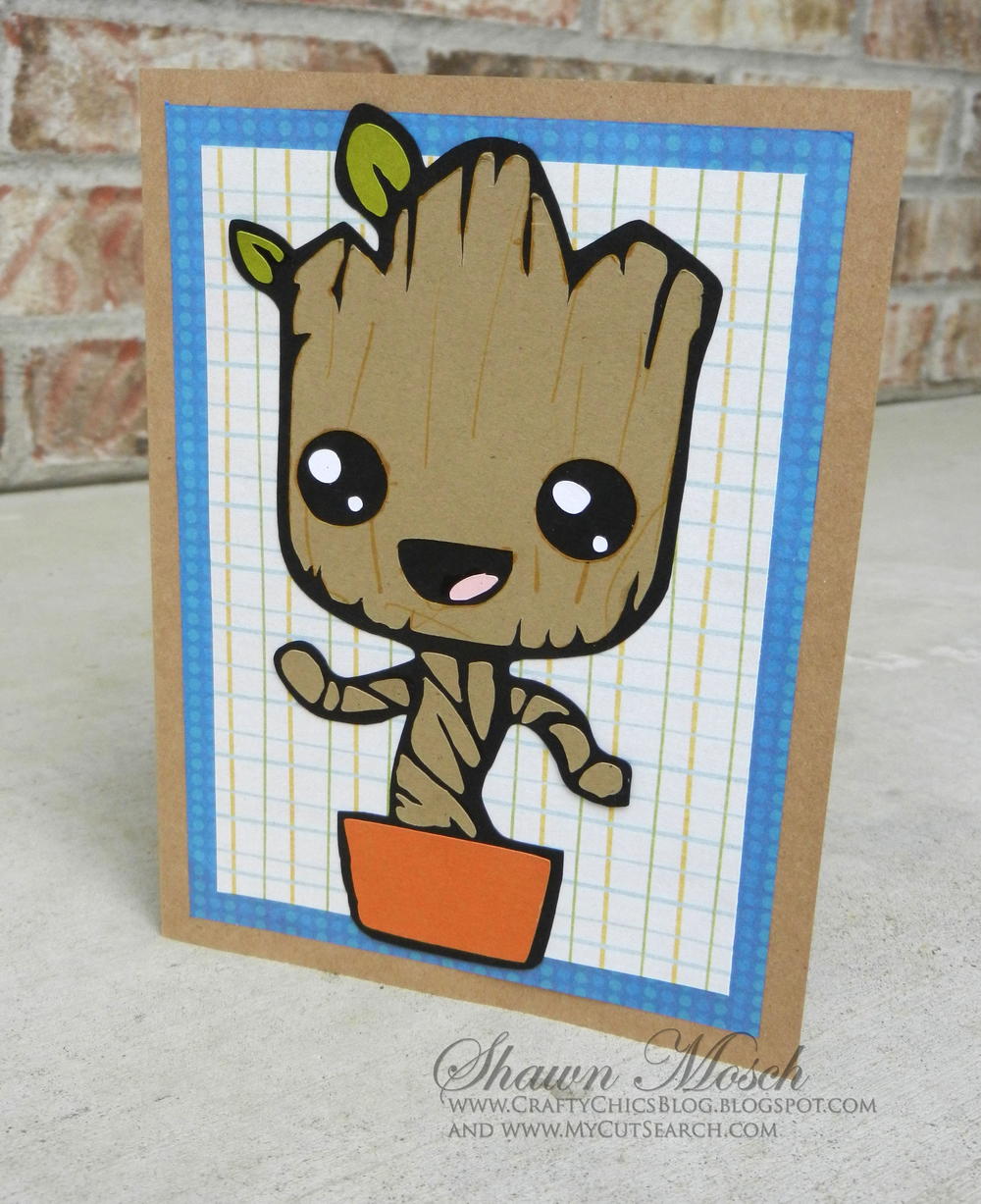 Groot Card I Am Groot Birthday Card | AllFreePaperCrafts.com