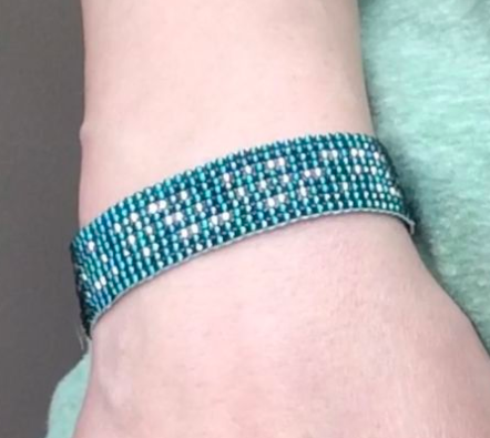 Morse Code DIY Beaded Loom Bracelet 